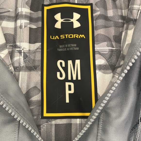 Under Armour Storm Hooded 1/4 Zip Lined Jacket- Size Small - Picture 8 of 10